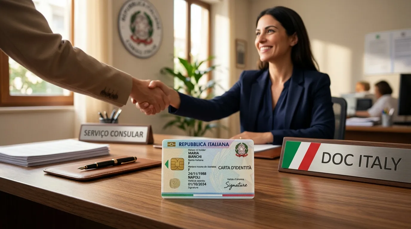 Featured image for “Emissão da CIE no Consulado Italiano: Requisitos, AIRE e Como Solicitar a Sua Carteira Eletrônica.”